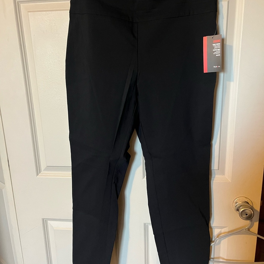 Style & Co. Black Leggings with Tummy Control